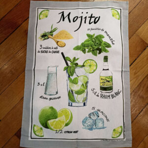 TORCHON MOJITO IMPRIME - L'ENSOLEILLADE