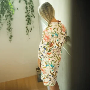 KIMONO FEMME GIARDINO - BLANC DES VOSGES