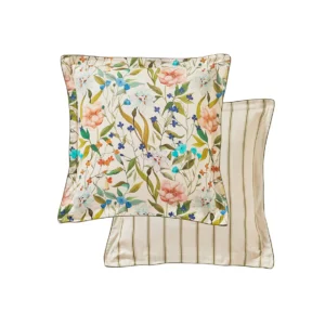LOT DE 2 TAIES D'OREILLER GIARDINO - BLANC DES VOSGES