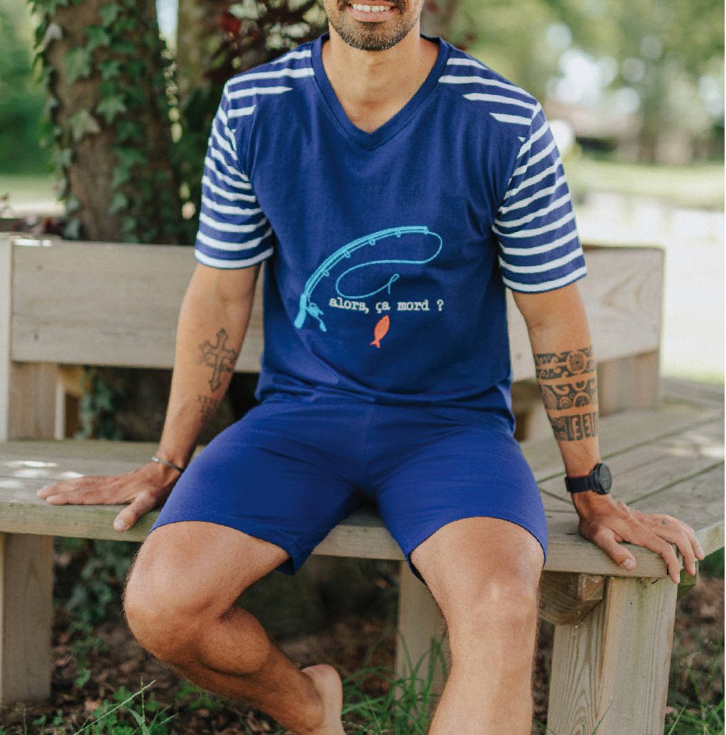 PYJAMA HOMME CA MORD ? - ROSE POMME – Image 2