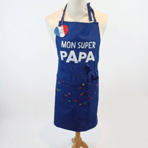 TABLIER SUPER PAPA BLEU - ALMA MATER