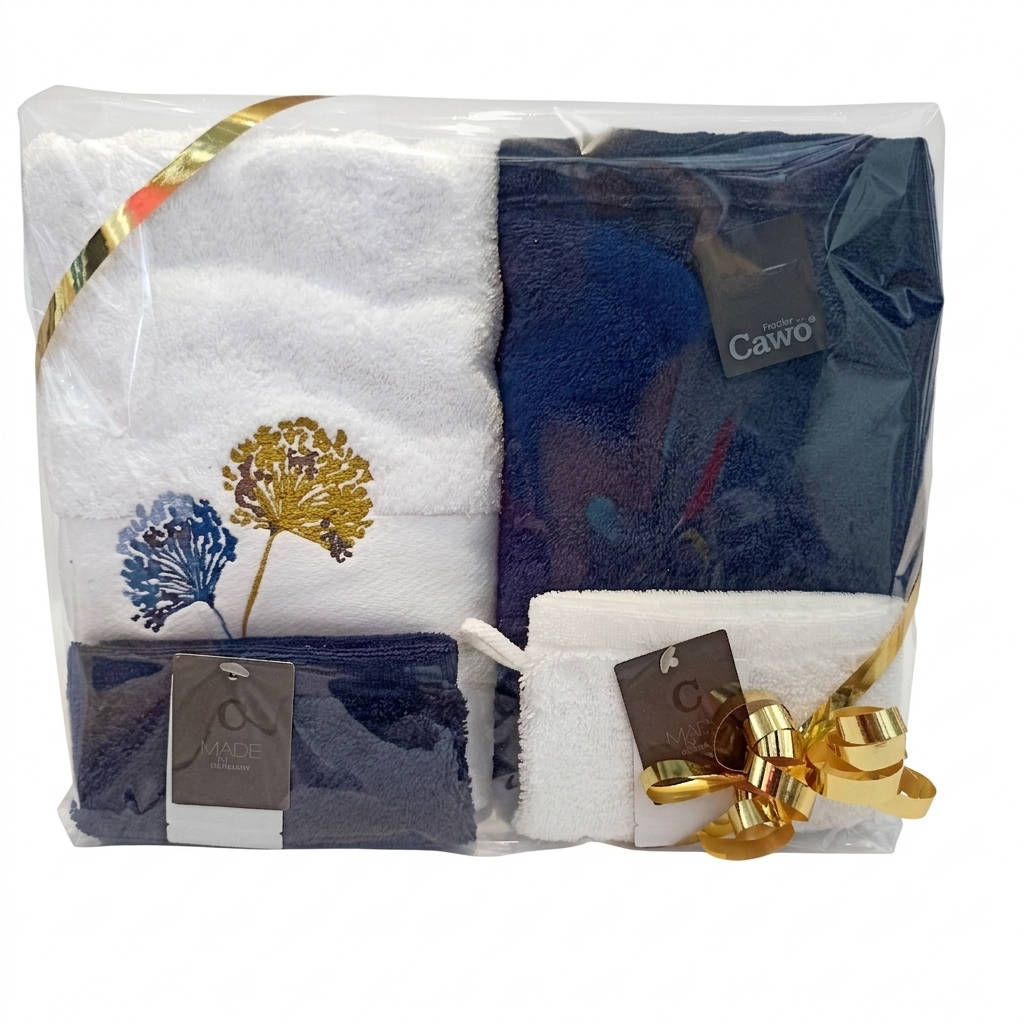 ENSEMBLE 2 SERVIETTES DE TOILETTE - AGATHE