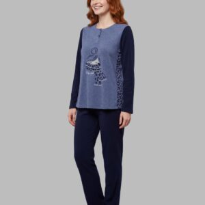 ENSEMBLE D'INTERIEUR - BLEU - SENORETTA