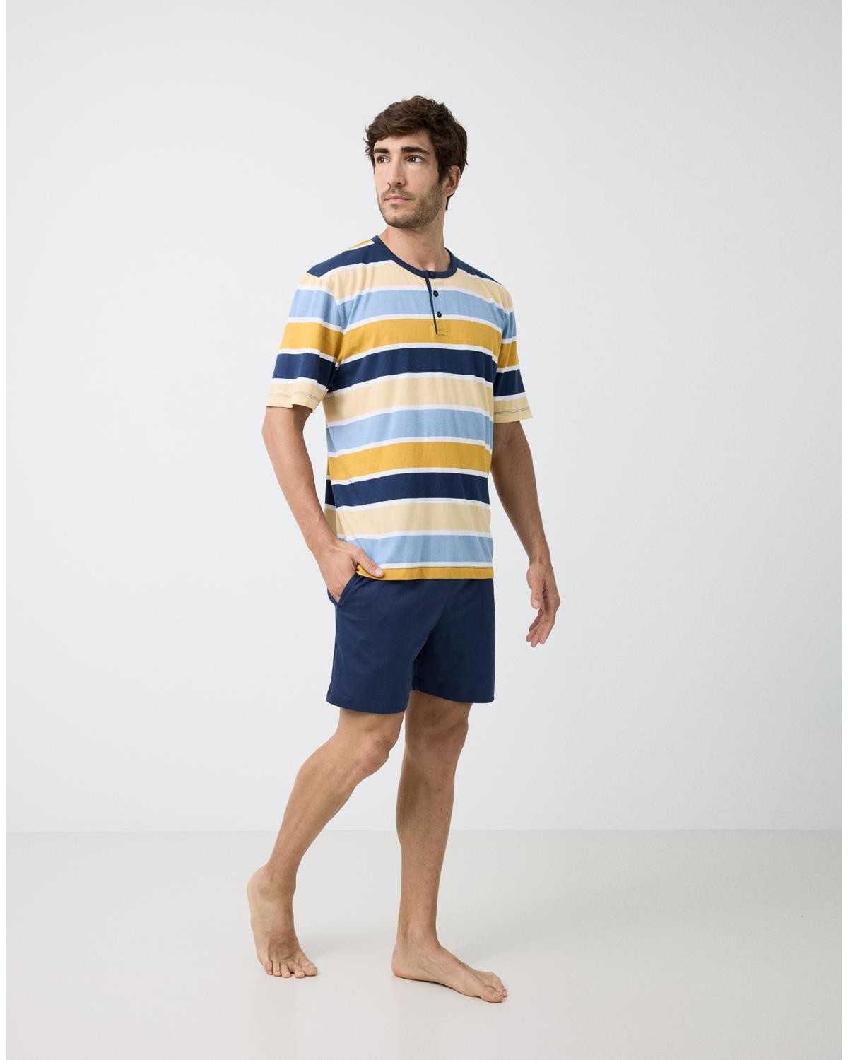 PYJAMA SHORT RAYURES SUN - GUASCH