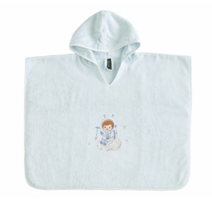 PONCHO ENFANT - EPONGE - BLEU - SENSEI